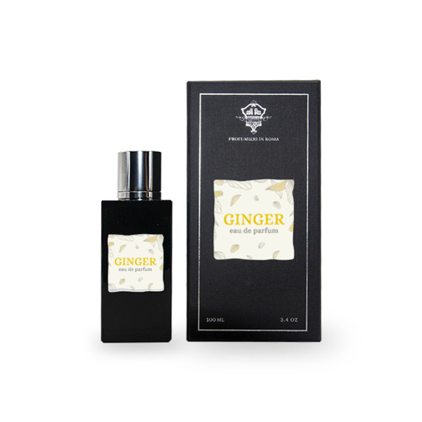 ginger eau de parfum fragranza unisex con scatola castelli profumerie