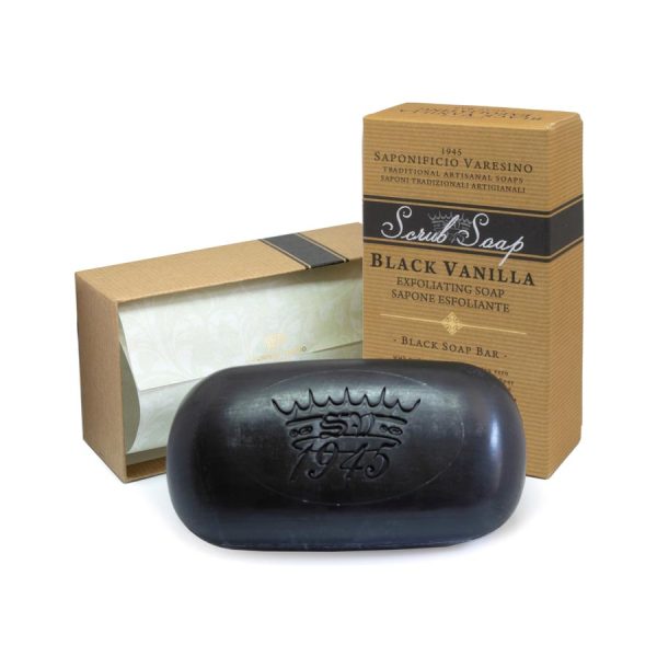 Saponificio Varesino - Black Vanilla Sapone Esfoliante 300g