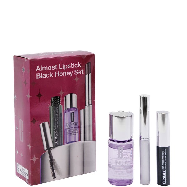 CLINIQUE - ALMOST LIPSTICK BLACK HONEY SET