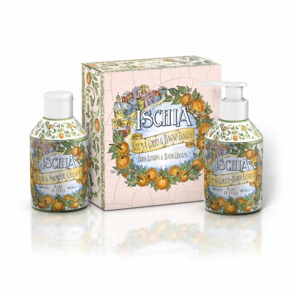 BAGNOSCHIUMA 250ML + CREMA CORPO 250ML ISCHIA