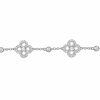 Bracciale Argento Fleurs zirconi bianchi Bracciale Argento Fleurs zirconi bianchi