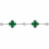 Bracciale Argento Fleurs zirconi Bracciale Argento Fleurs zirconi