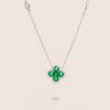 Collana Argento Fiore Singolo Colorato Collana Argento Fiore Singolo Colorato